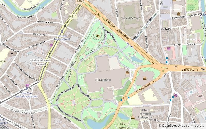 Vélodrome Kuipke location map