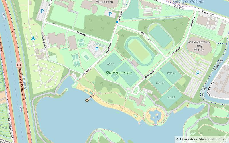 Blaarmeersen location map