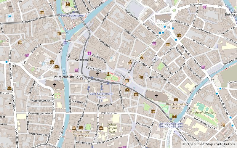 Halle de Gand location map