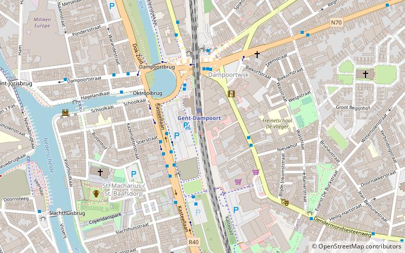 Dampoort location map