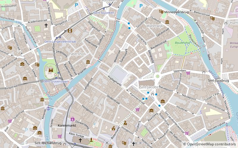 Vrijdagmarkt location map