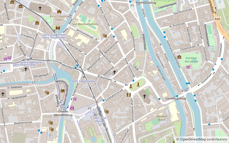 Leie Gent location map