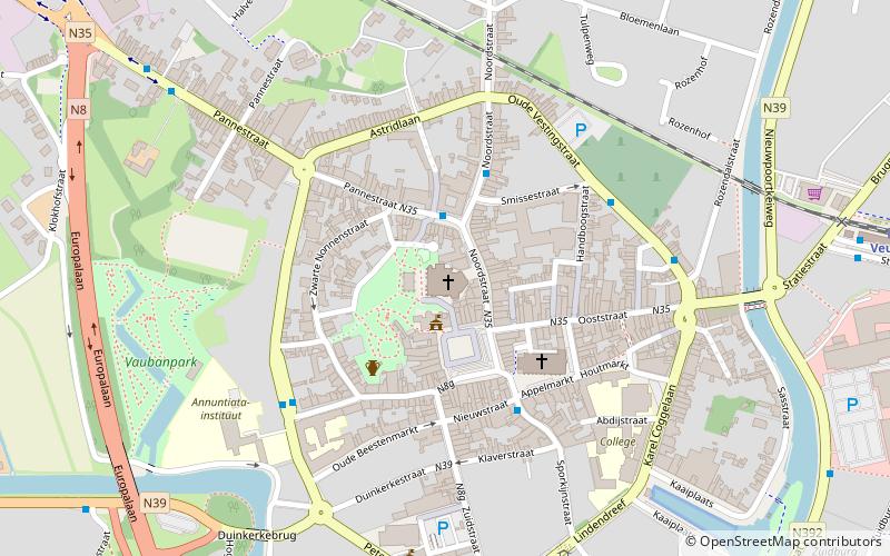 Sint Walburgakerk location map