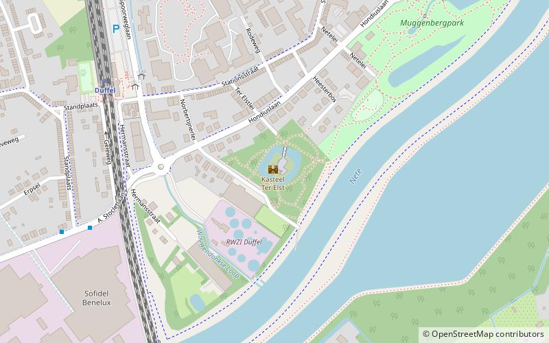 Kasteel Ter Elst location map