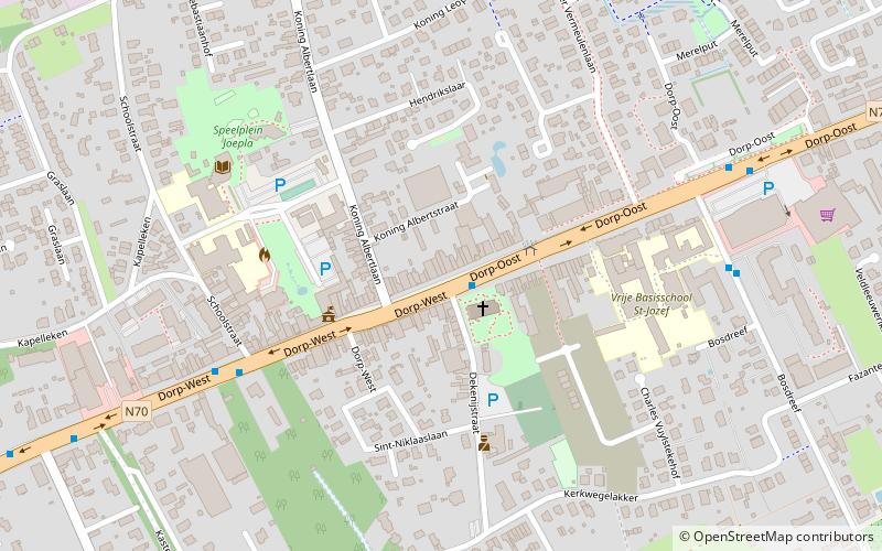 Lochristi location map