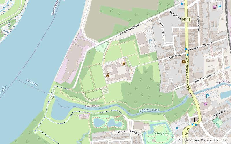 St. Bernard's Abbey location map