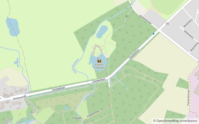 Cleydael Castle location map
