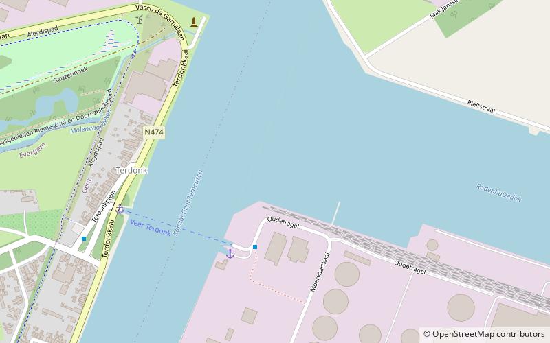 Canal Gand-Terneuzen location map