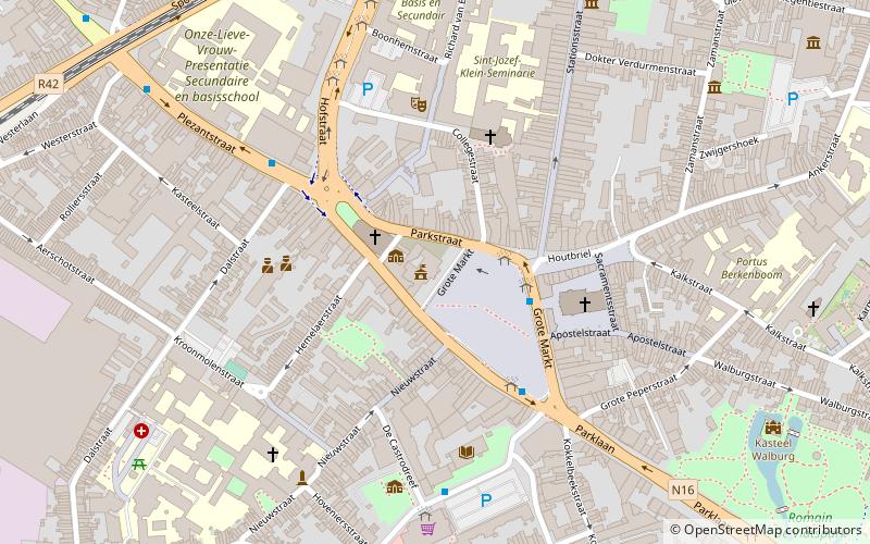 stadhuis sint niklaas location map
