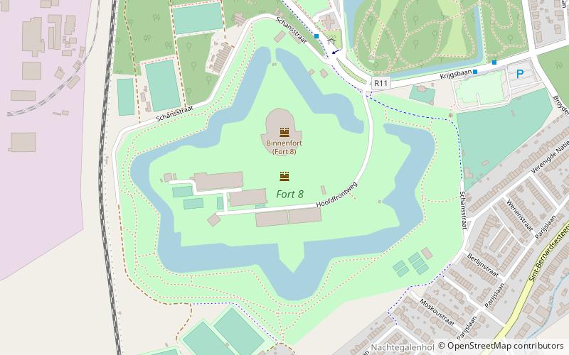 Fort 8 location map