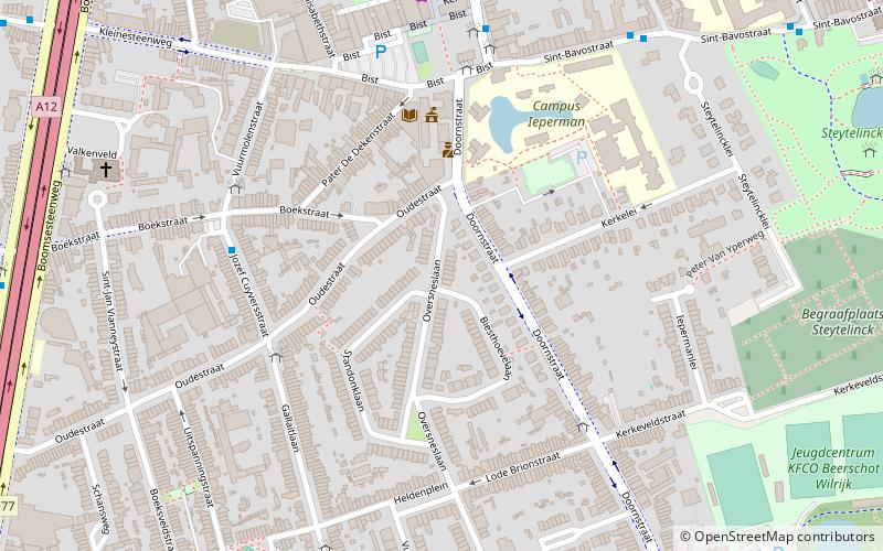 Wilrijk location map