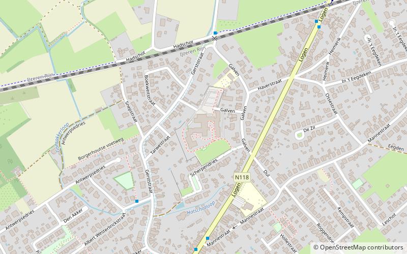 Zusterhof location map