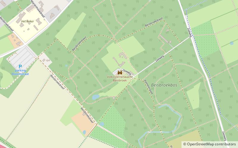 volkssterrenwacht beisbroek location map