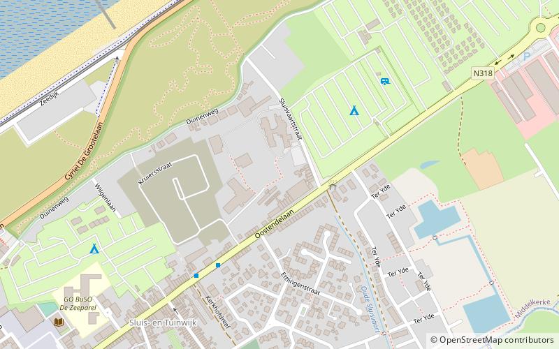 terstreep ostende location map