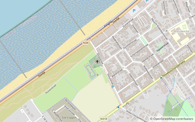 Onze-Lieve-Vrouw-ter-Duinenkerk location map