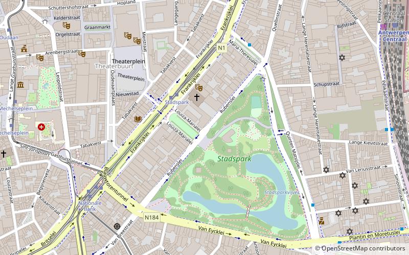 Stadspark location map