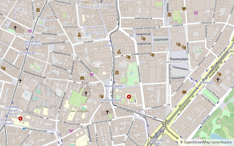 Maagdenhuis Museum location map