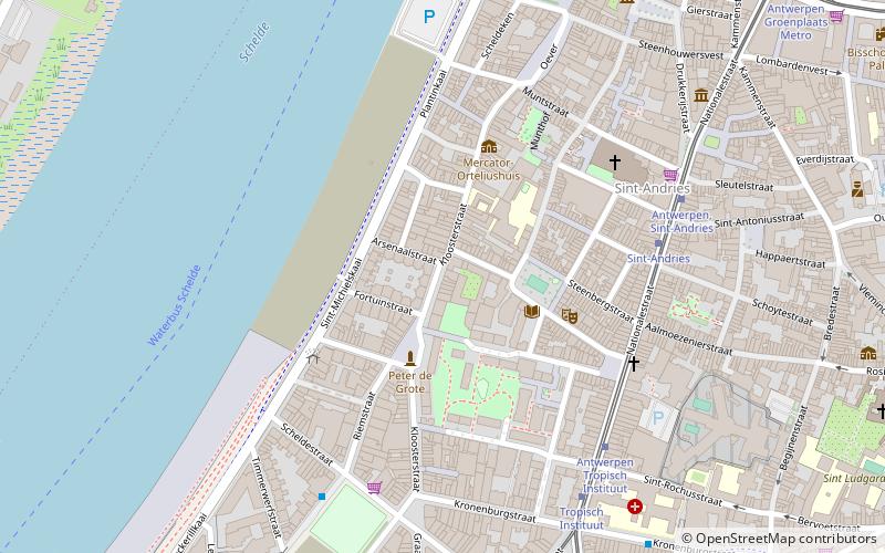 guirlande antwerpen amberes location map