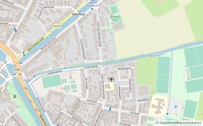 Karel Van Manderstraat location map