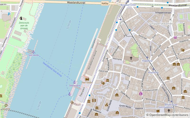 Scheepvaartmuseum location map