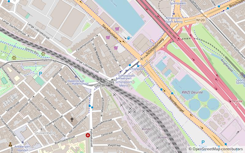 Schijnpoort location map