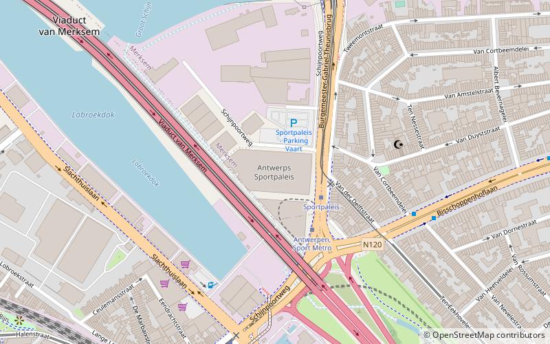 Sportpaleis Antwerp location map