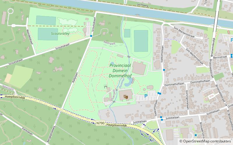 provinciaal domein dommelhof neerpelt location map