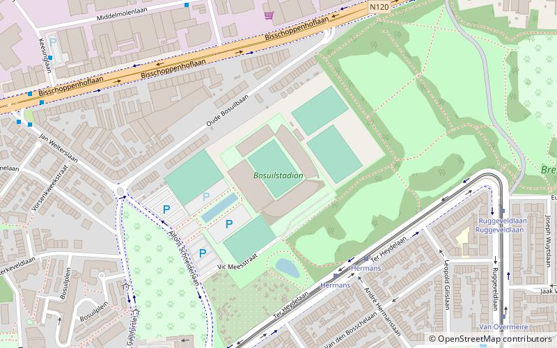 Bosuilstadion location map