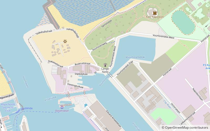 Phare d'Ostende location map