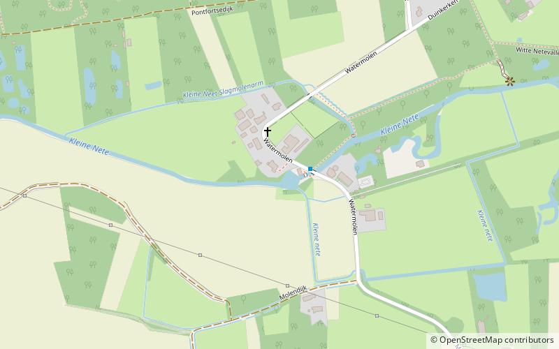 Watermolen van Retie location map