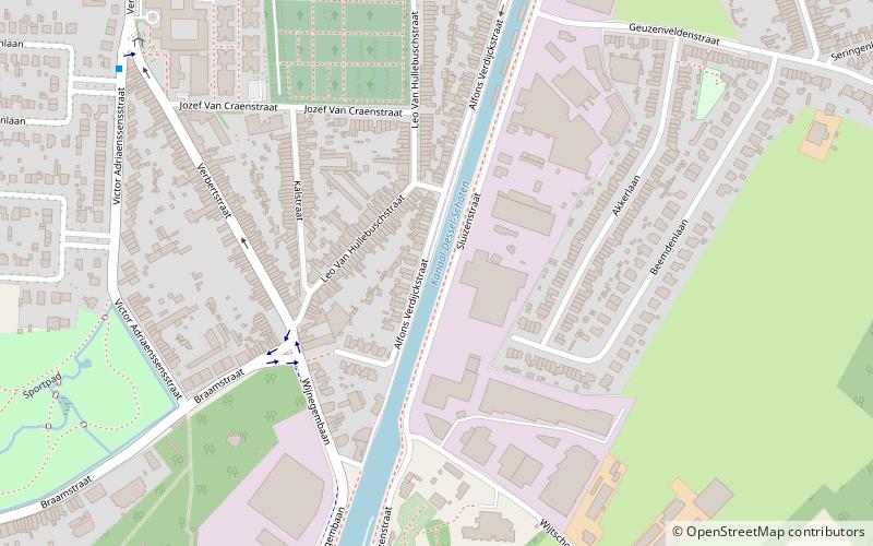 Dessel–Turnhout–Schoten Canal location map