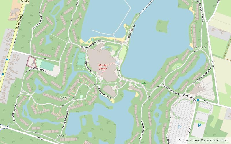 De Vossemeren location map