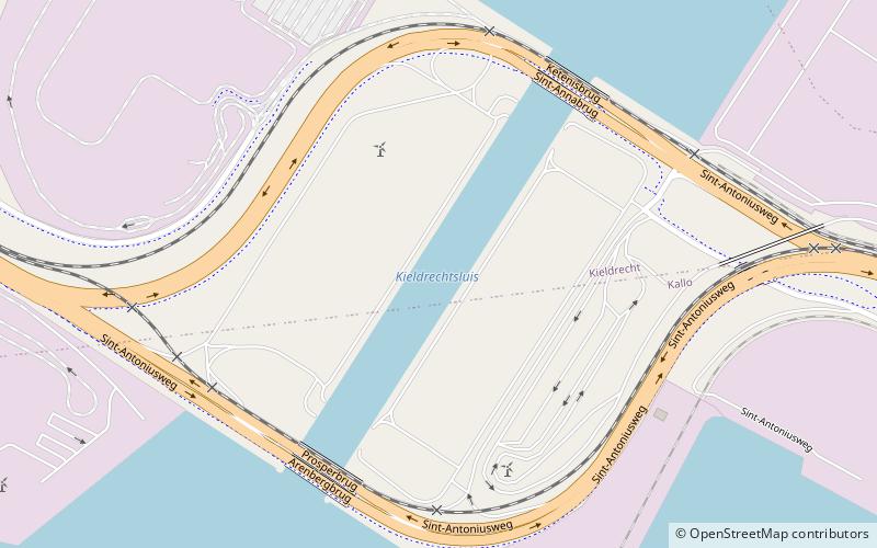 Kieldrechtsluis location map