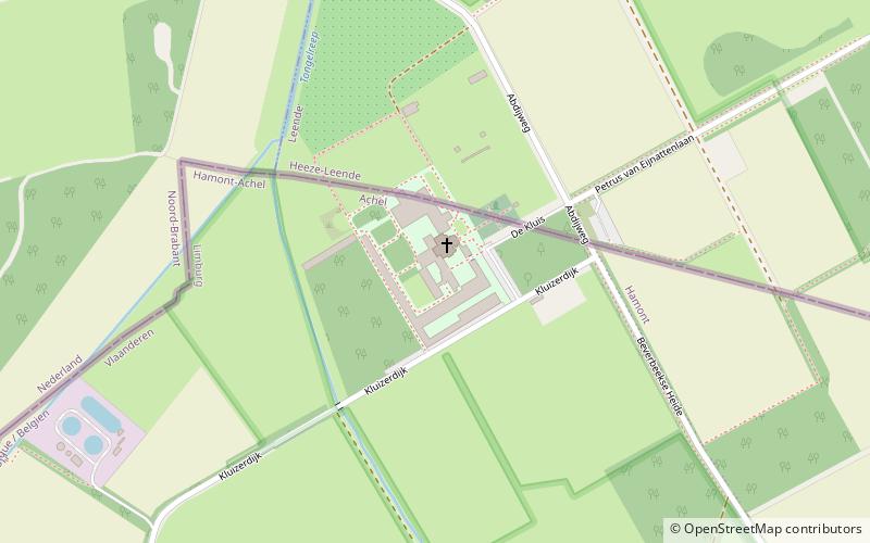 Trappistenabtei Achel location map