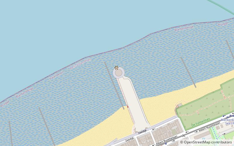 Belgium Pier location map