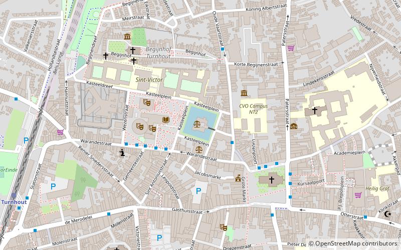 Turnhout Kasteel location map