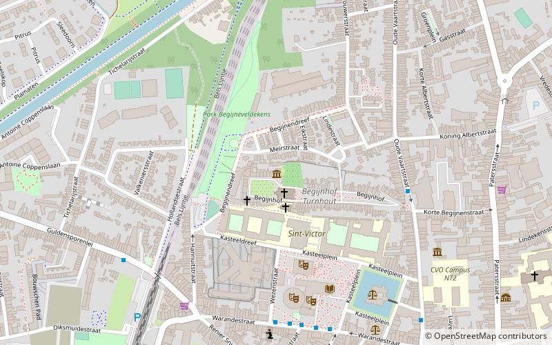 Begijnhofmuseum location map