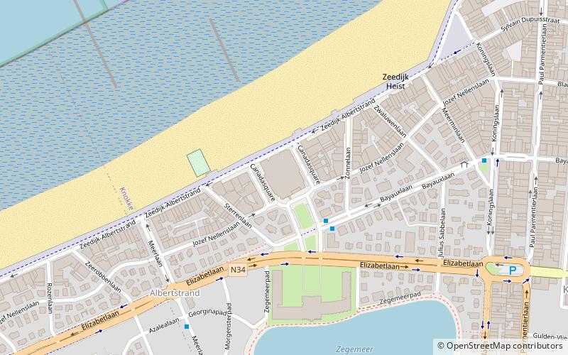 Casino Knokke location map