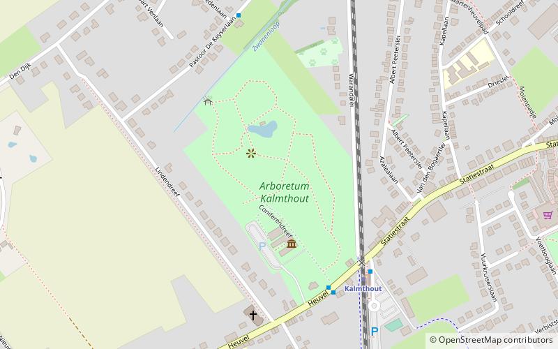 Arboretum de Kalmthout location map