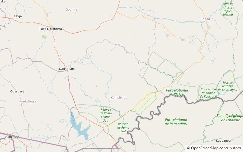 Singou Reserve location map