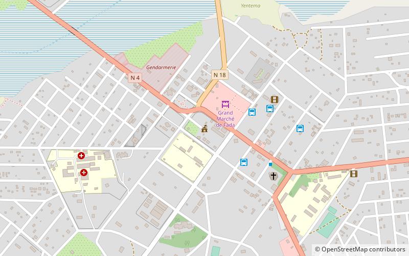 city hall fada ngourma location map