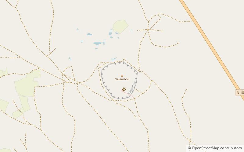 colline sacree location map
