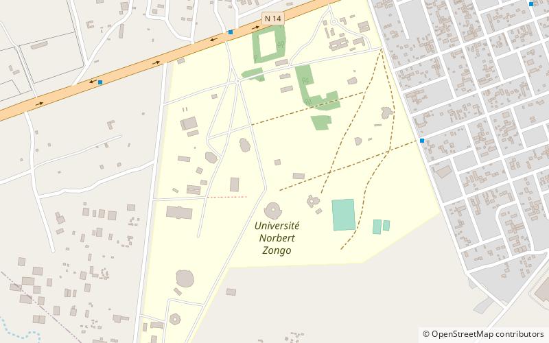Université Norbert-Zongo location map