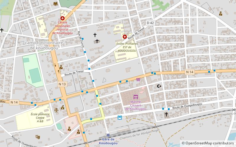palais de lancien president yameogo koudougou location map