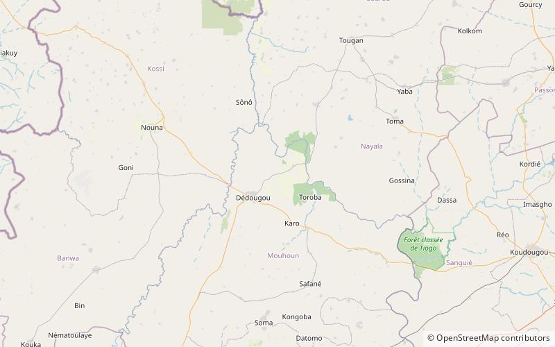 Kirikongo location map