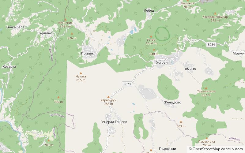 Ustra location map
