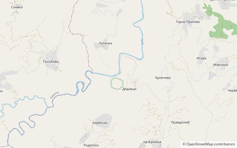 Dyavolski most location map