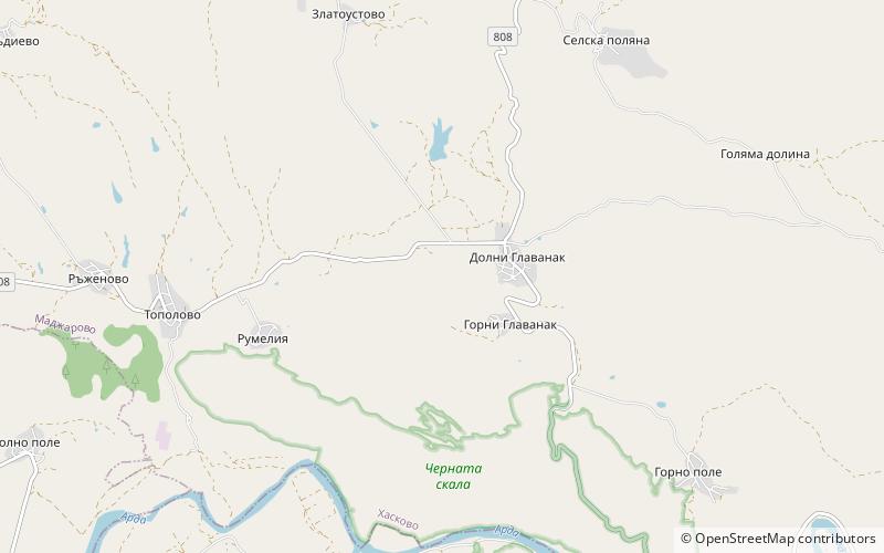 Cromlech bei Dolni Glawanak location map