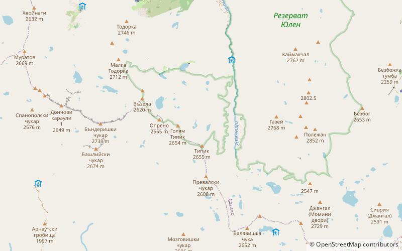 Tipicki ezera location map