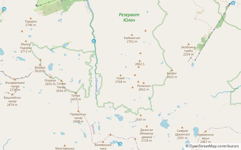Gazej location map
